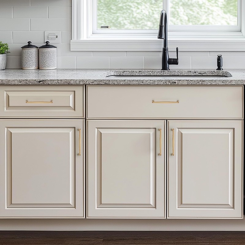 Ravinte 10 Pack 5 Inch Champagne Bronze Kitchen Cabinet Handles