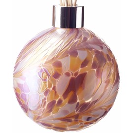 Schilfrohr-Diffusor-Kugel in Violett, Pfirsich und Weiß