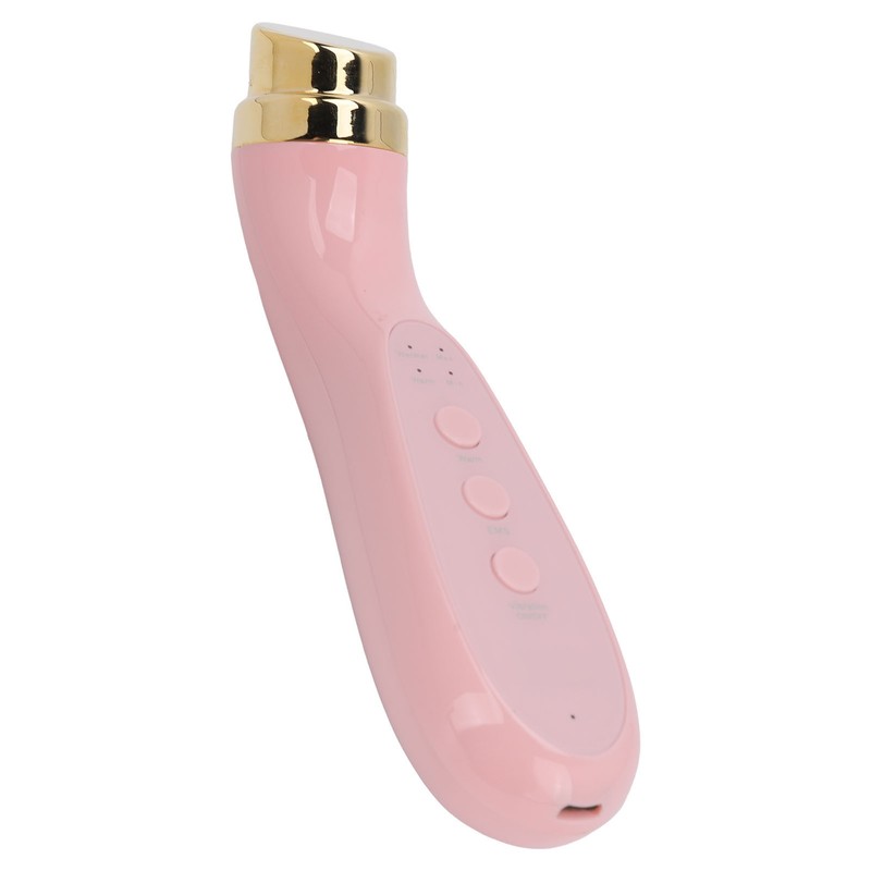 Facial Beauty Massager Hot Compress Vibration EMS Microcurrent Skin Tightening