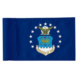 2BUT Golf Flag US Air force Golf Pin Flag Practic Putting Green Golf Flag For Backyard Garden Double-Sewn 600D Nylon Miniature Pin Flag (20"X13")