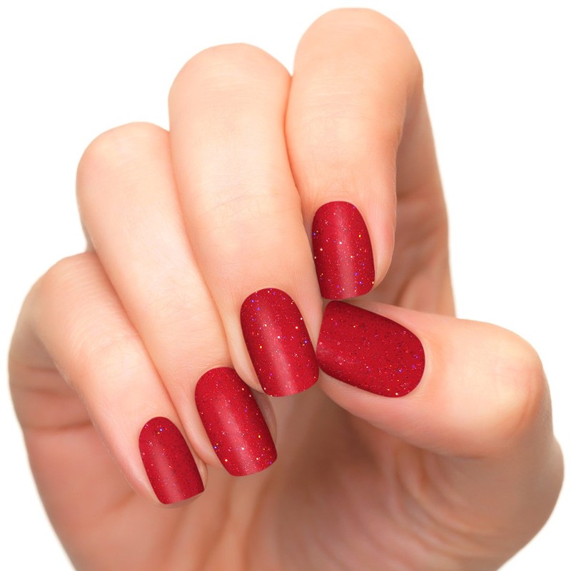 Peel and Stick Manicure Incoco "Berry Glitz"