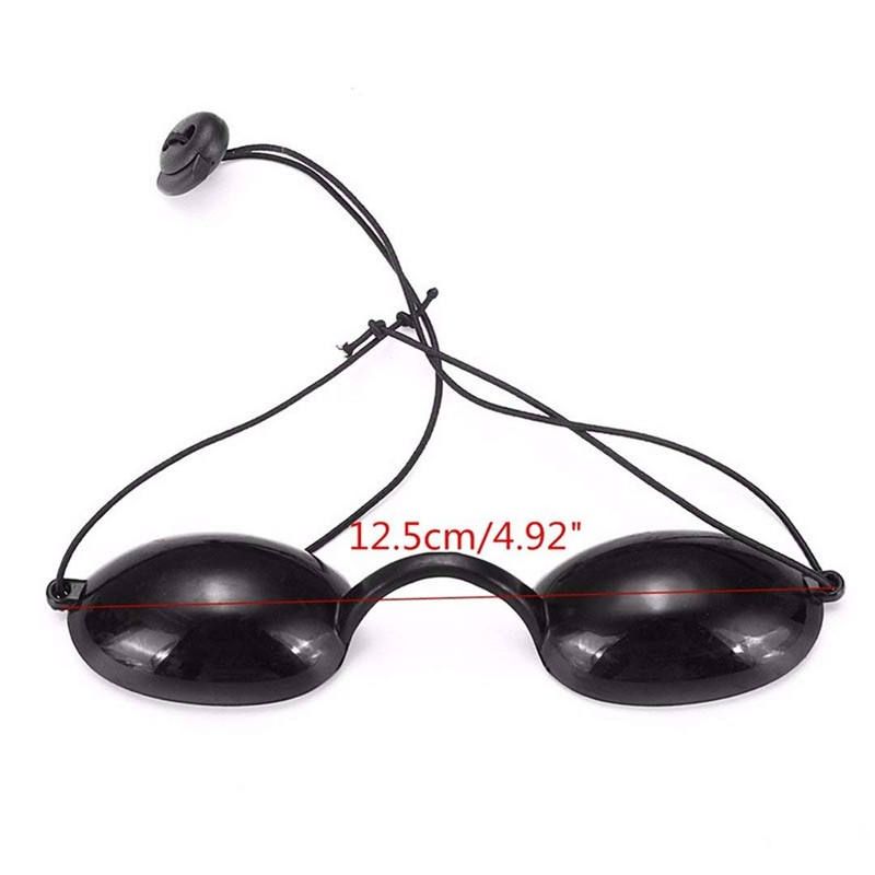 Purinko Blackout Goggles, Laser Goggles, Eye Protector, Eyebrow Protection Glasses,