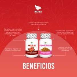 Pack Curves, Aguaje Y Fenogreco 100 Cap C/u, Calidad Premium Sabor Natural