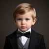 Vxcbad Bow Tie with Pocket Square Bow Tie Children Boys