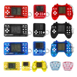 AVCXEC Video Game Party Bag Fillers for Kids, 14 PCS Video Game Keychain, Video Game Party Favors, Mini Game Keychain for Kids, Birthday Gaming Party Gifts, Backpack Keychain, Classroom Prizes