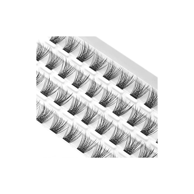 CarLary DIY Eyelash Extension, Individual Lashes, 3D Effect Reusable 40