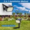 WENATY Solar Spot Lights Outdoor Waterproof IP65, 2 Pack Landscape