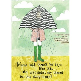 Curly Girl - SSMS91 - MAMA SAID greeting card