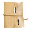 Clairefontaine Flying Spirit 930028C Lambskin Leather Round Pencil Case 26.7