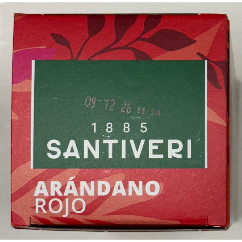 Mirtillo rosso concentrato Santiveri, 490 ml