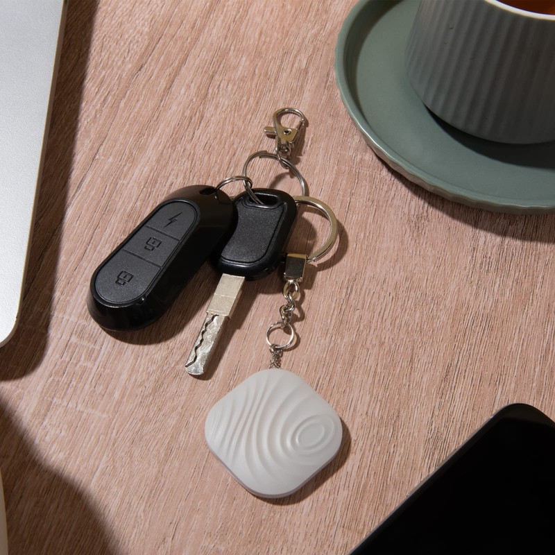 Nutale Findthing Schlüsselfinder Grau 4PCS - Schlüssel Finden mit App