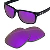 Tintart Oakley Holbrook Mix Polarized Etched Performance Lenses, Plum Purple