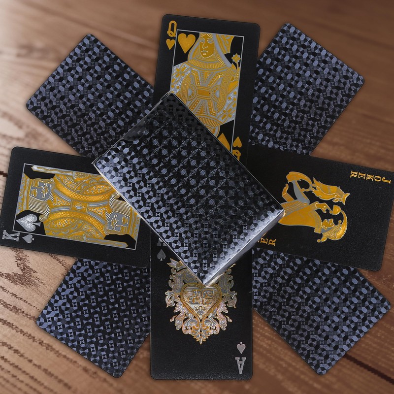 SirShop Diamond Waterproof Playing Cards, 2 Deck of Cards, Cool