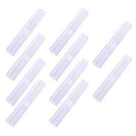 Tomaibaby 10PCS Clear Pen Case, Plastic Pen Gift Box Transparent Ballpoint Pen Box Single Pen Display Case Empty Pencil Storage Containers for School Business Office Supplies Gift (Pen Not Included)