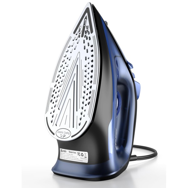 Sundu Steam Iron for Clothes with Rapid Heating Ceramic Coated
