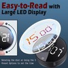 2-Pack Magnetic Digital Kitchen Timers - Large LED Display Countdown/Countup