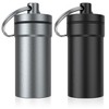 Portable Ear Plug Carrying Case, Urekt Waterproof Metal Earplug Case