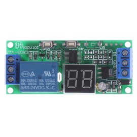 WEITOL 1PCS DC 5V / 12V / 24V Multifunction Digital Time Infinite Delay Switch Timer Relay Module (Size : 24v)