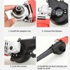 Cordless Leaf Blower, 2 in 1 Electric Handheld Sweeper Vacuum,