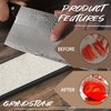 Jiozermi 6 Pcs Diamond Knife Sharpening Stones, Knife Sharpener Fixed-Angle