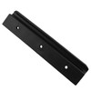 2PCS 180x40x15mm Black Inflatable Boat Rubber Dinghy Seat Hook with