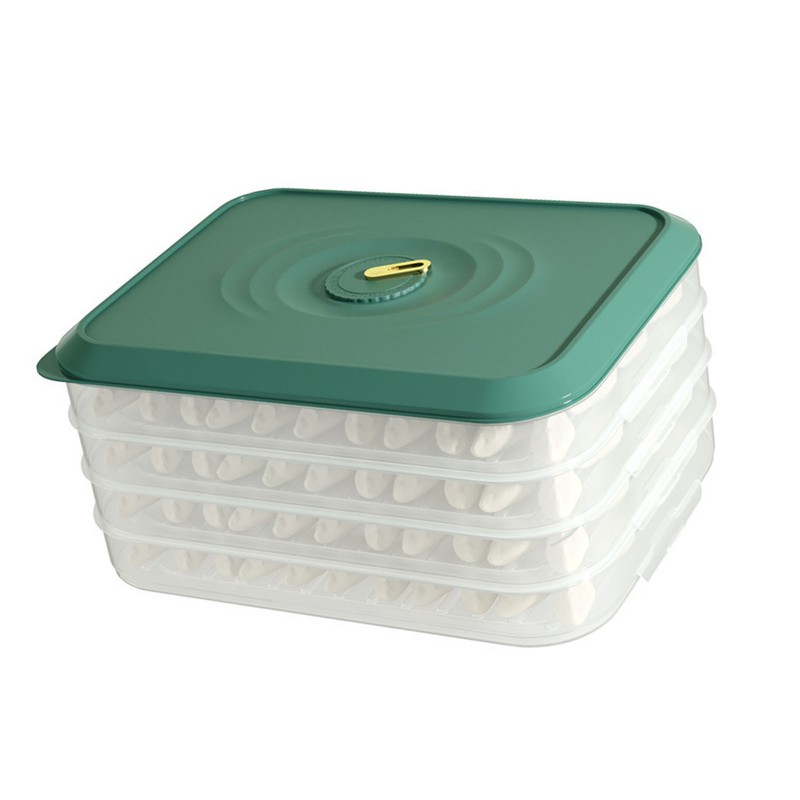 Dumpling Storage Box Multi Layer Excellent Sealing Dumpling Food Container