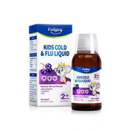 Fulljoy Kids 2+ Years Cold & FLu Natural Berry Flavour Oral Liquid 120mL