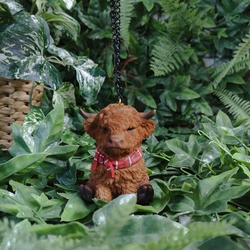 Vivid Arts - Highland Cow - Mini Hanging Ornament
