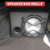 Tongze 12" Speaker Bar Grill: Matte Black Metal Car Audio