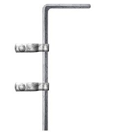 Chain Link Gate Cane Bolt (Single or Double Gate) 1-3/8" X ~32"