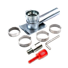 Diamond Pro Mortar Masonry Joint Raker Starter Kit for 115mm Grinders, Dust Guard with 8 mm Rake, Professional Routing Tool, Efficient Dust-Free Removal of Mortar and Cement Joints in Brickwork