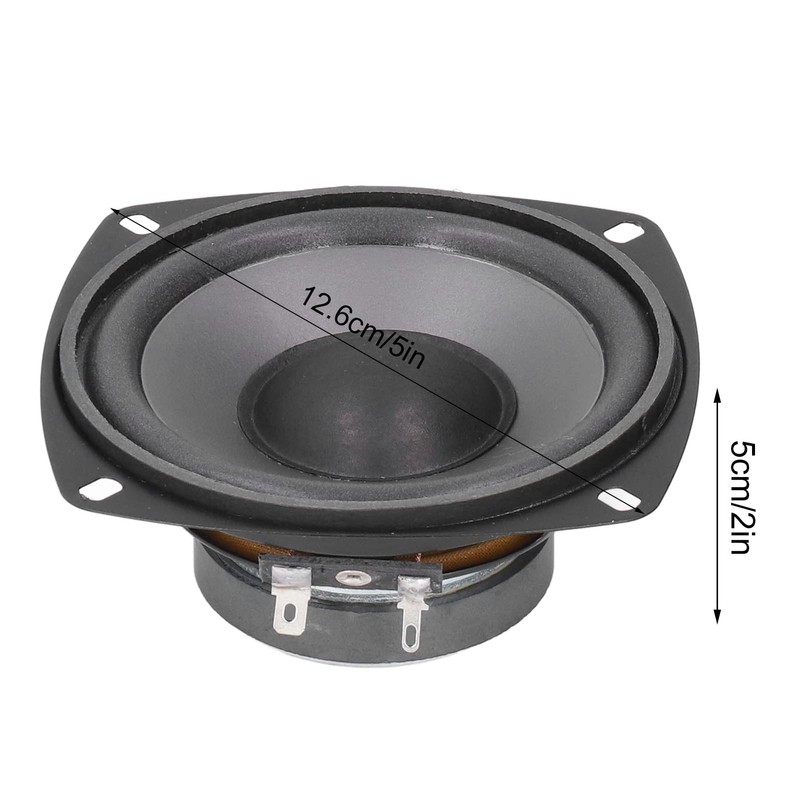 Leapiture Car Audio Speaker, 5in Car Audio Woofer 400W 4