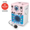 Singing Machine SML385UP Bluetooth Karaoke System with LED Disco Lights,