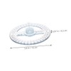 Gatuida 360 Degree Protractor Circle Geometric Ruler Multi-Angle Measuring Ruler