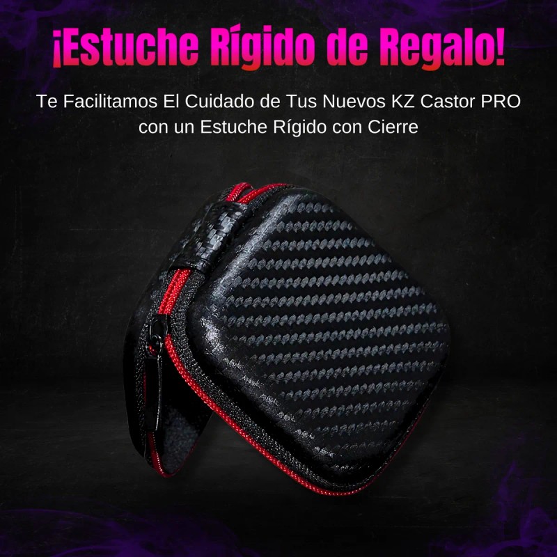 Audífonos Kz Castor Pro, Bajos Mejorados, Alta Gama Hifi Mic