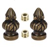 Canomo 2 Packs Lamp Finial Cap Knob Lamp Decoration for