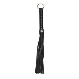 Namvo 2pcs Small Black Whip, Riding Crop Tassel Whip, Non-Slip Grip, For Equestrian Outdoor Training, Competition Performance Practice, Role Play Whip (30cm, Black)