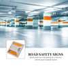 POPETPOP 2pcs Reflective Driveway Markers Aluminum Roadside Emergency Reflectors for