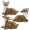 Kurt Adler C4836 2-2.5" Furry Baby Deer Ornaments | Reindeer