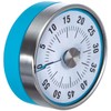TFA Dostmann Puck Küchentimer, Eieruhr magnetisch, Timer, mit Restzeit-Anzeige, 0-60