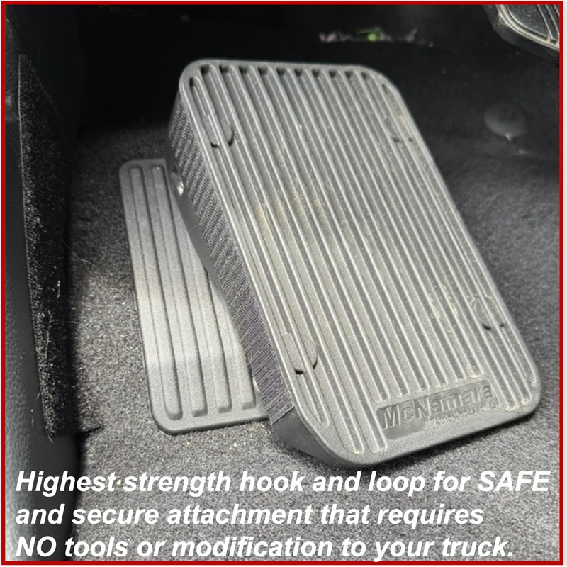 Adjustable Driver Left Foot Rest, Comfort Dead Pedal. F150, Ram