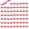 60PCS Cable Hooks Transparent Wire Hooks for Cables Plastic Stick