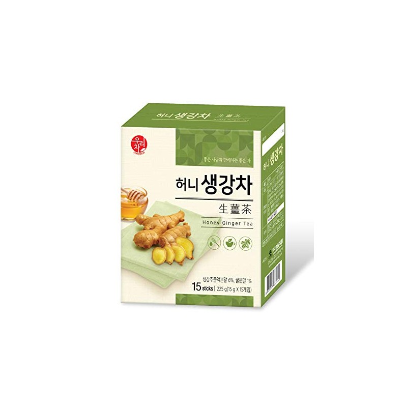 Songwon Traditional Ginger Tea, 15g x 15 Tea Sticks (1