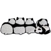 Cute Panda Patch Embroidered Applique Iron On Sew On Emblem