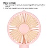 Handheld Electric Fan 4‑Blade 3‑Speed Adjustable USB Rechargeable Cooling Tool