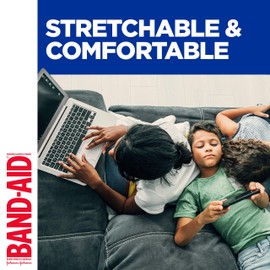 Band-Aid Brand Flexible Fabric Adhesive Bandages for Wound Care and First Aid, Finger and Knuckle, 20 ct (Pack of 6)