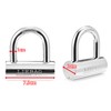 Cylindrical Heavy Duty Stainless Steel Padlock with Key,high Security Shipping