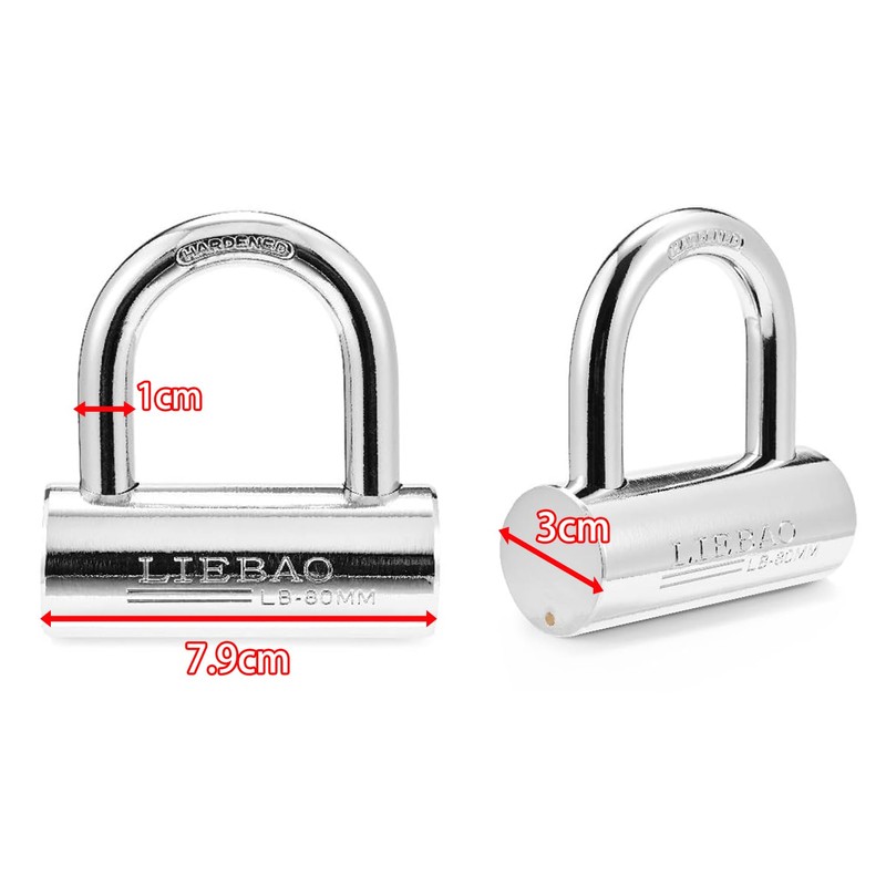 Cylindrical Heavy Duty Stainless Steel Padlock with Key,high Security Shipping