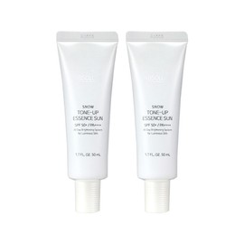 Atomy Absolute Snow Tone-up Essence Sun 50ml x 2 inorganic sunscreen / 애터미 앱솔루트 스노우 톤업 에센스 선 50ml x 2개 무기자차 선크림