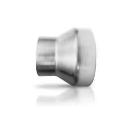 Tech Drive Duct Increaser and Reducer, 6 inch to 4 inch Inline Adapter for Heating Ventilation and Air Conditioning and Exhaust Ventilation Systems, Made from Aluminum.